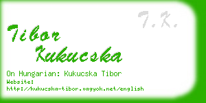 tibor kukucska business card